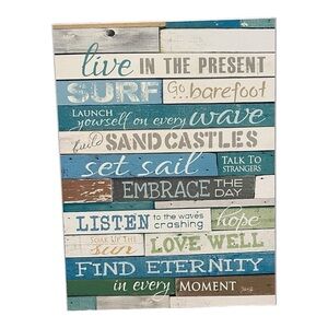 Inspirational Beach-Themed Wall Art